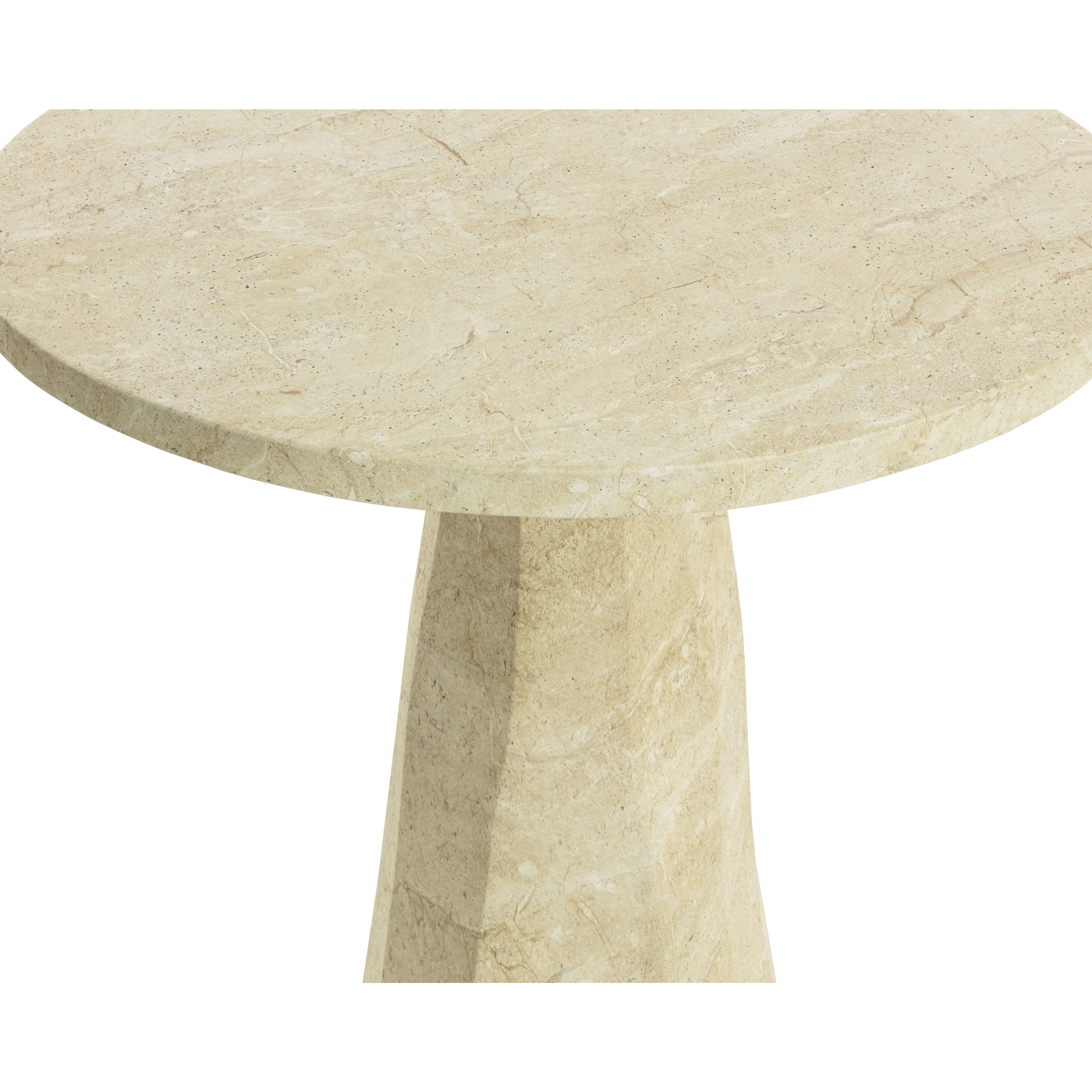 Kliff 40 X 34 inch Travertine Look Outdoor Bar Table